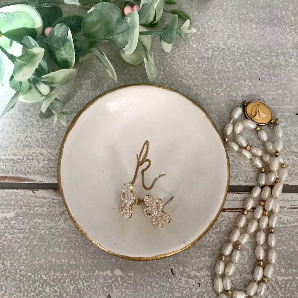 Personalized Ring Dish Trinket Jewelry Dish